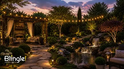 outdoor fairy lighting