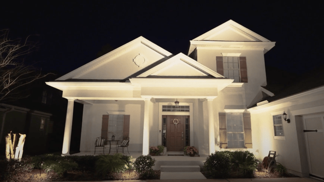 Outdoor Lighting on House