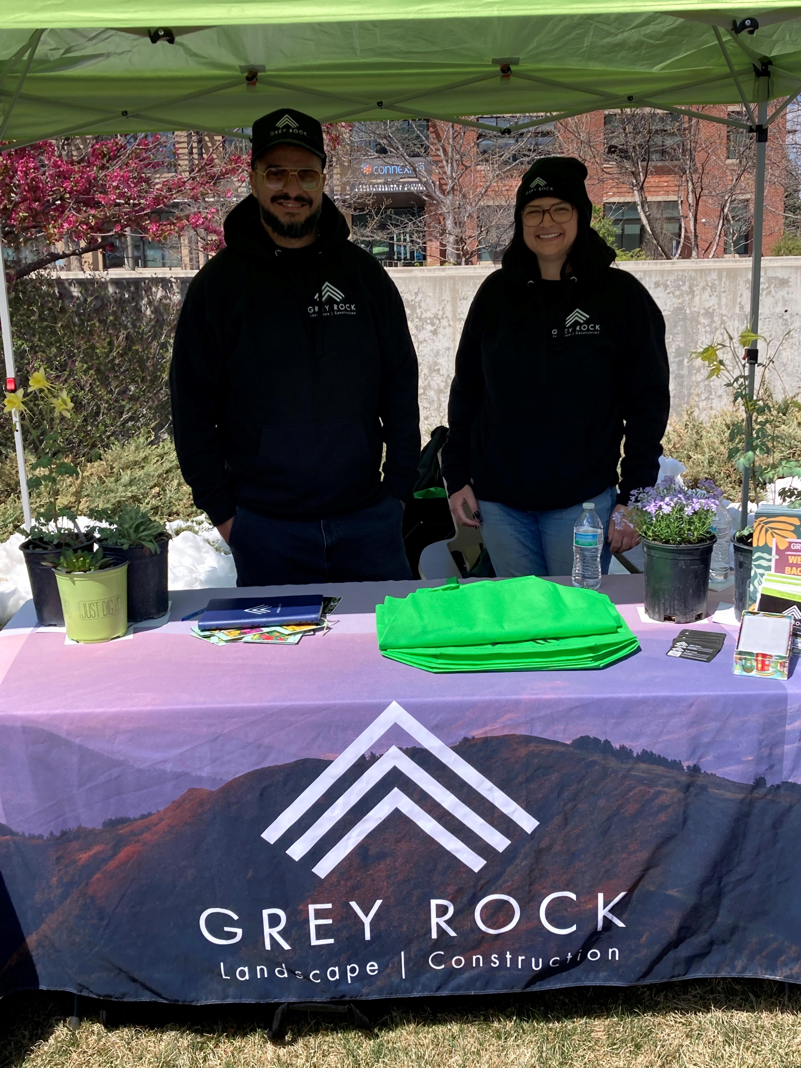 Grey Rock Landscape and Construction at Earth Day Fort Collins 2025
