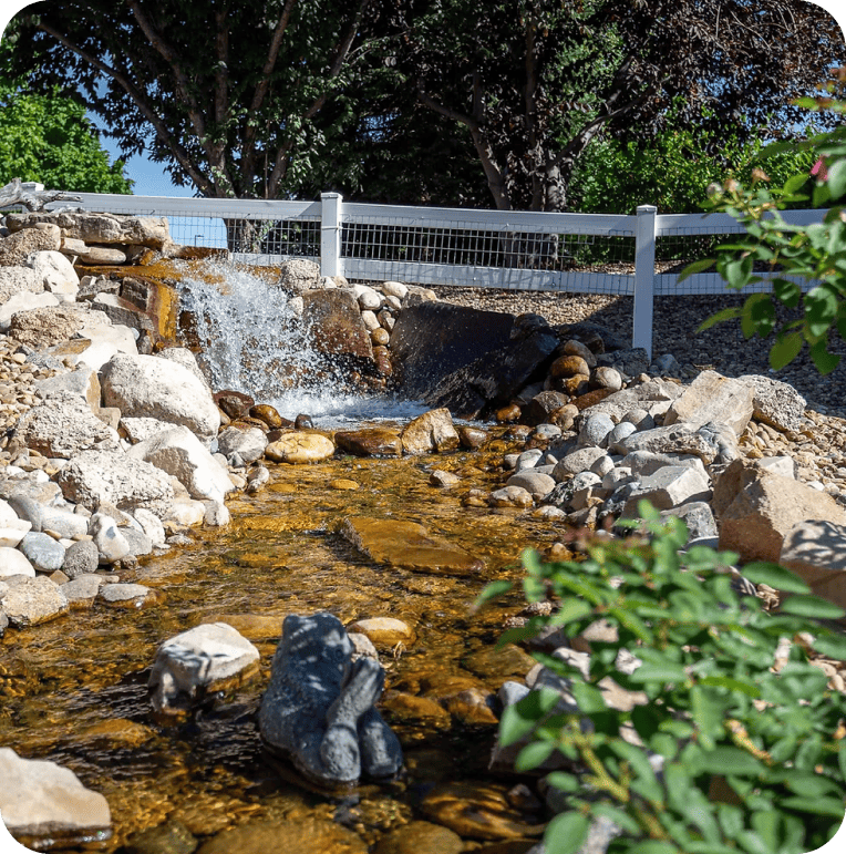 Grey Rock Landscape and Construction - Creekside Project