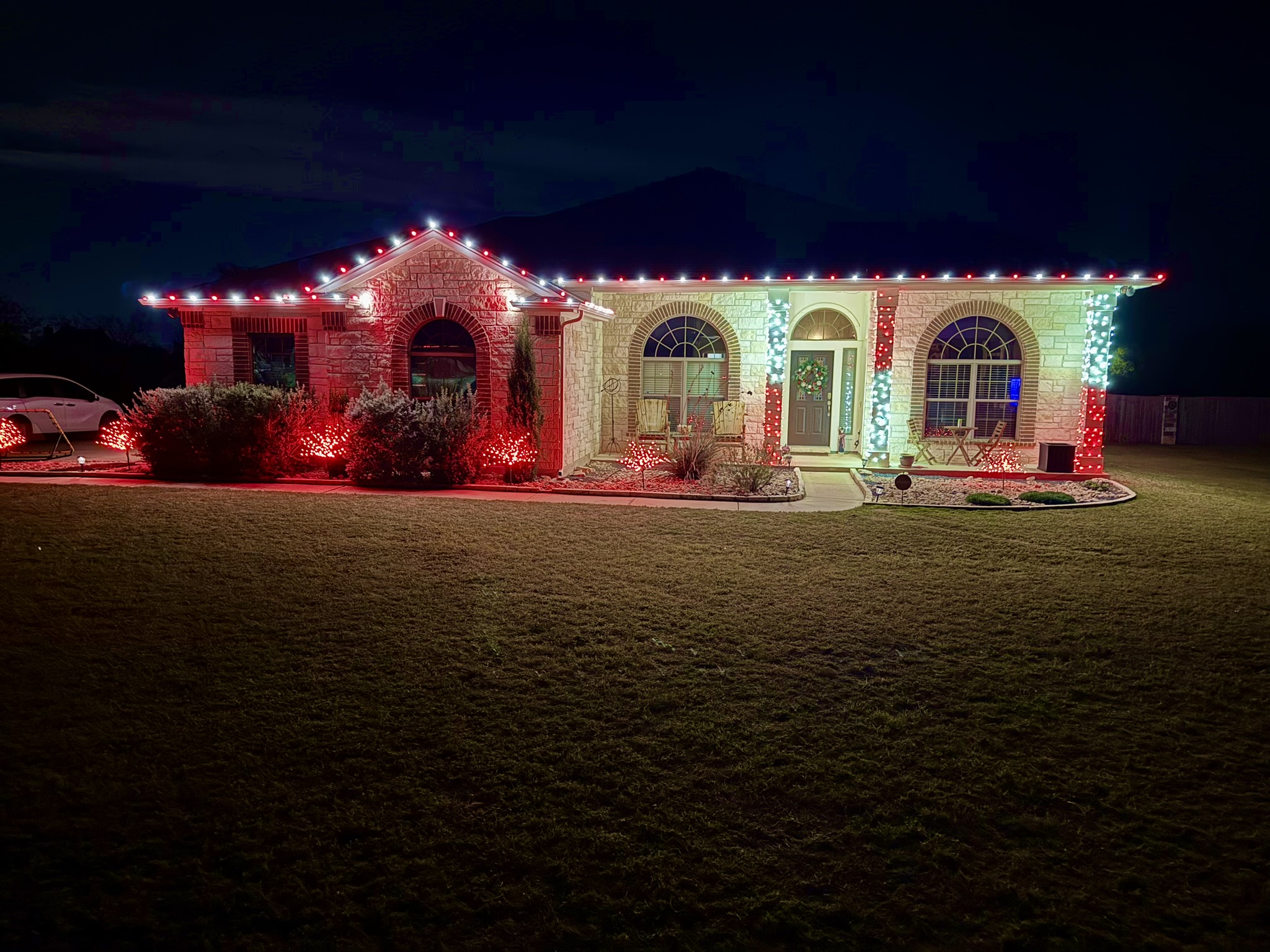 Candy Cane theme Christmas Lighting