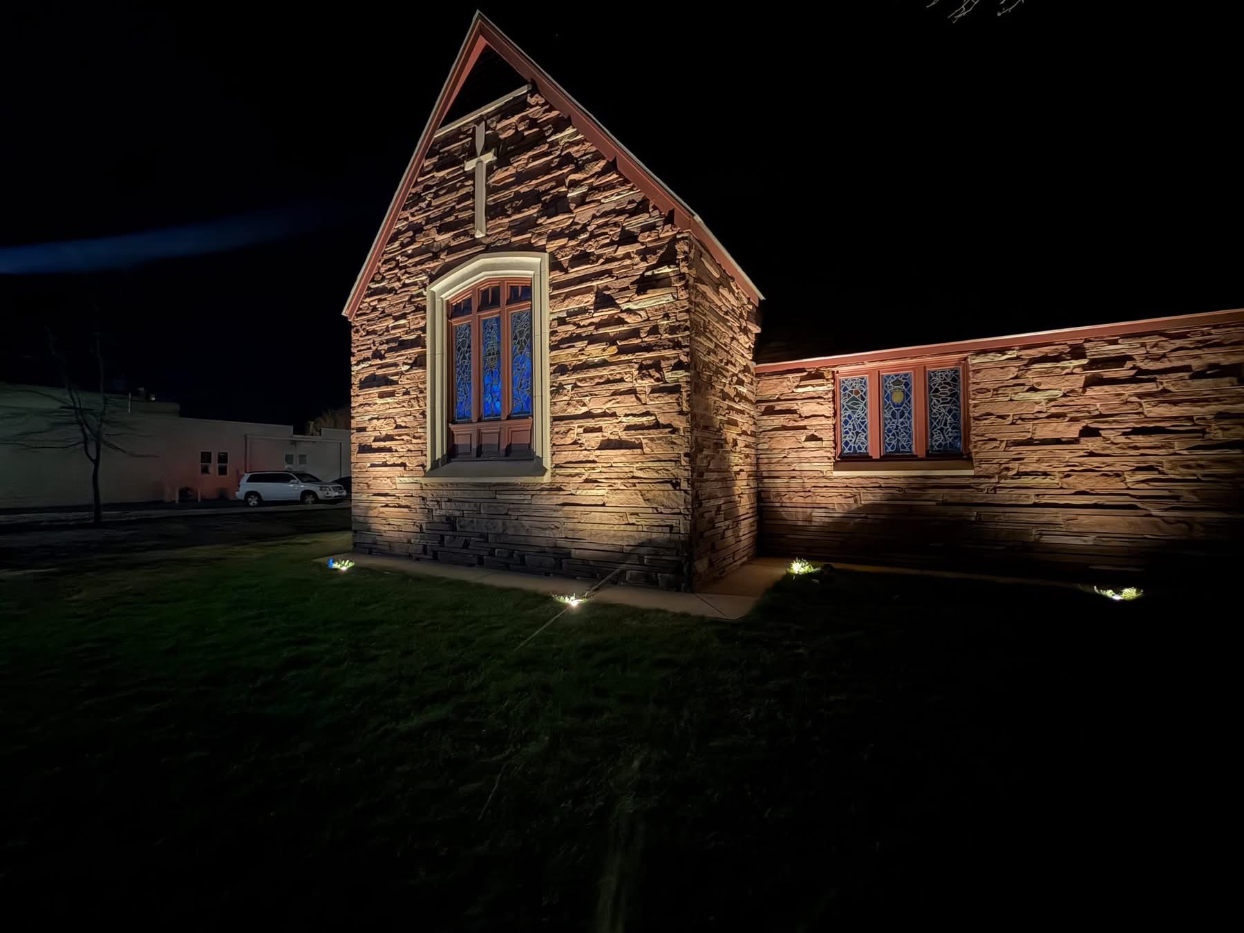 Bethel Lutheran Church - Windsor - Uplighting