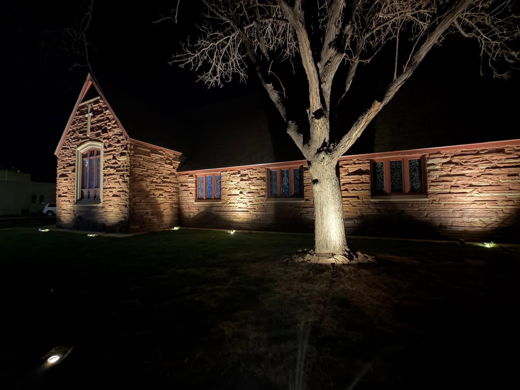 Bethel Lutheran Church - Windsor - Uplighting