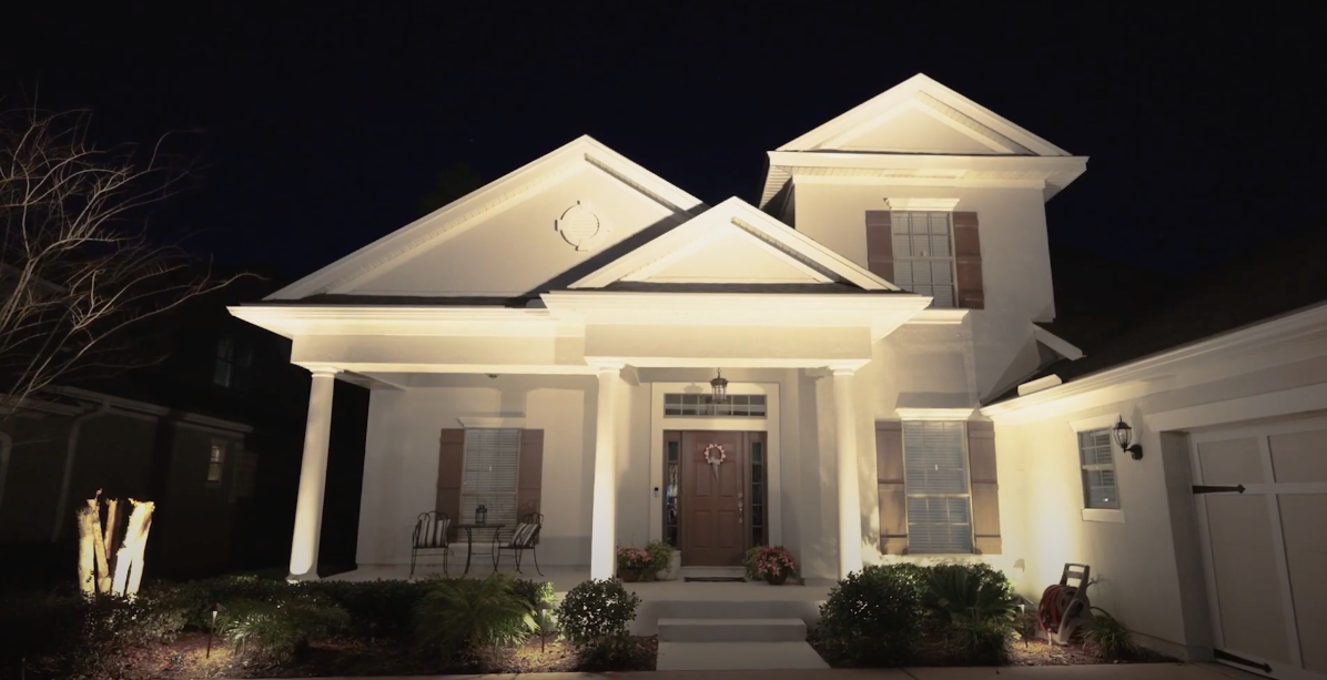 Outdoor Lighting on House