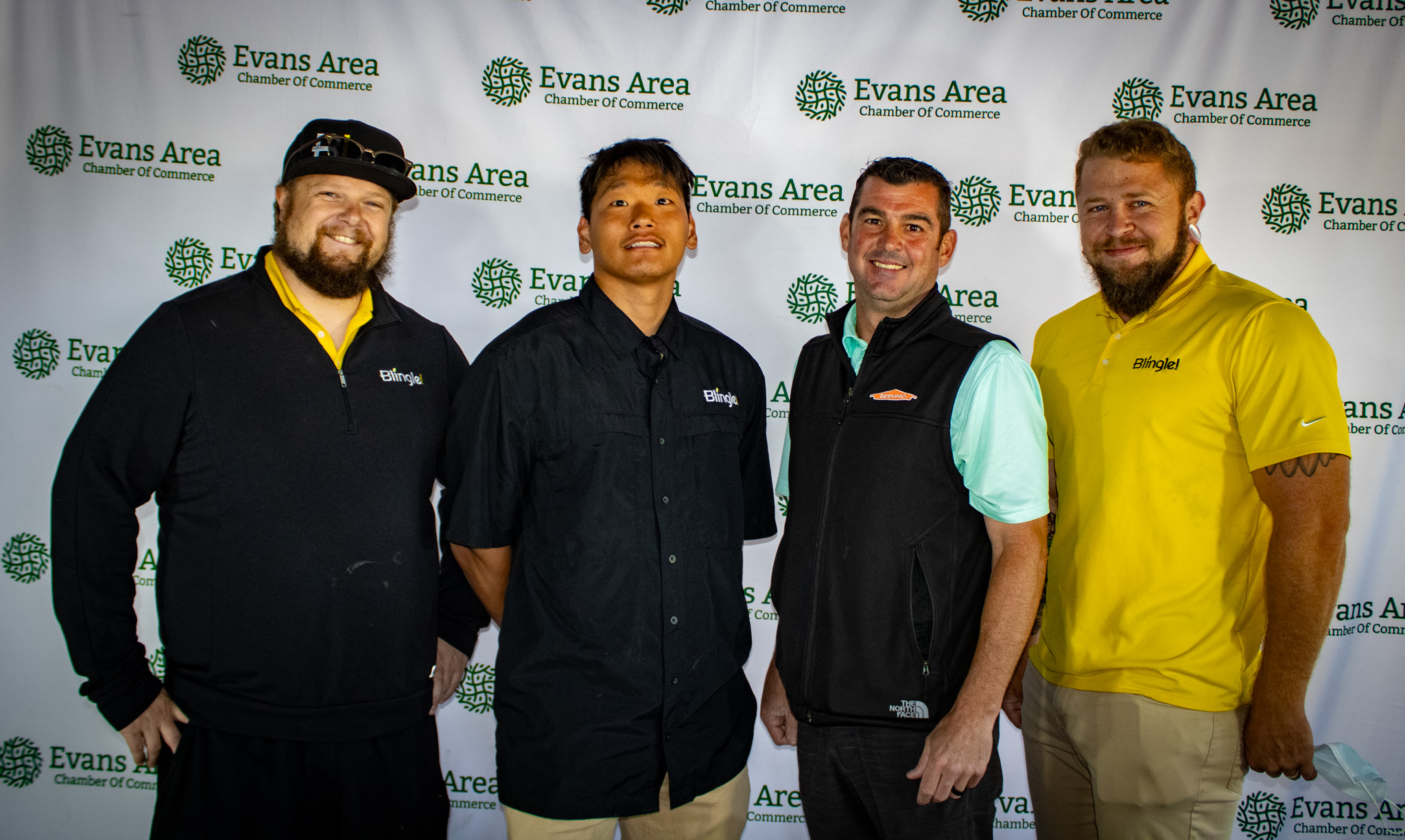 Blingle Team and John Holladay (Servpro) - Evans Chamber Golf Tourney 2024