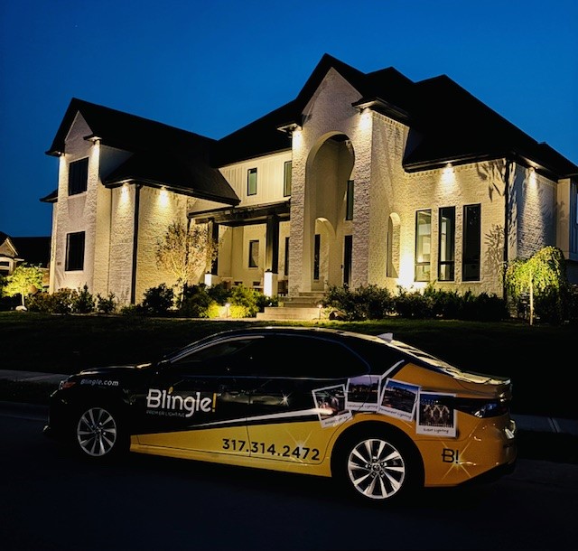 car in front of home
