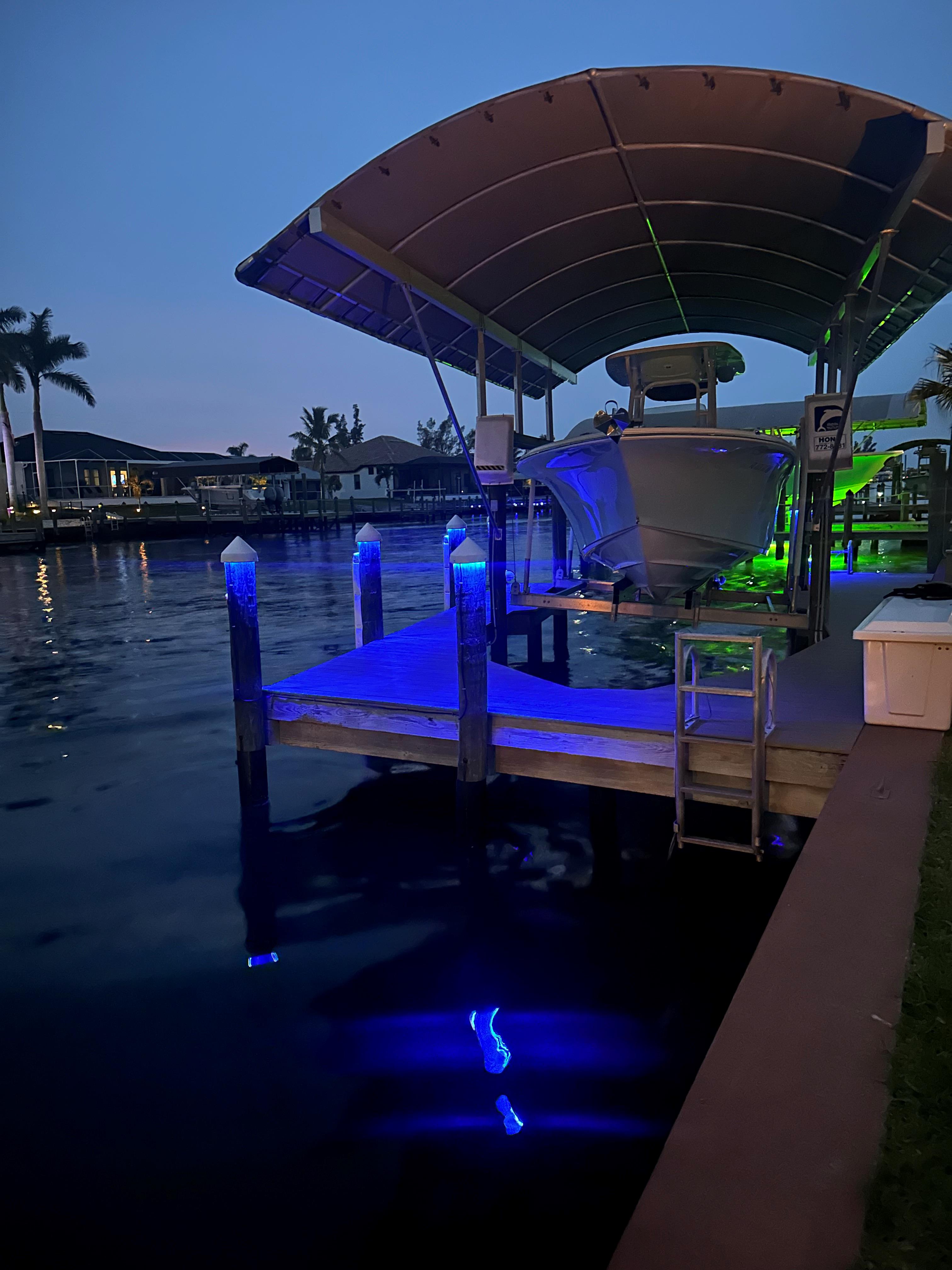 professional dock lighting installation improving safety and aesthetics for boat owners in Fort Myers, FL